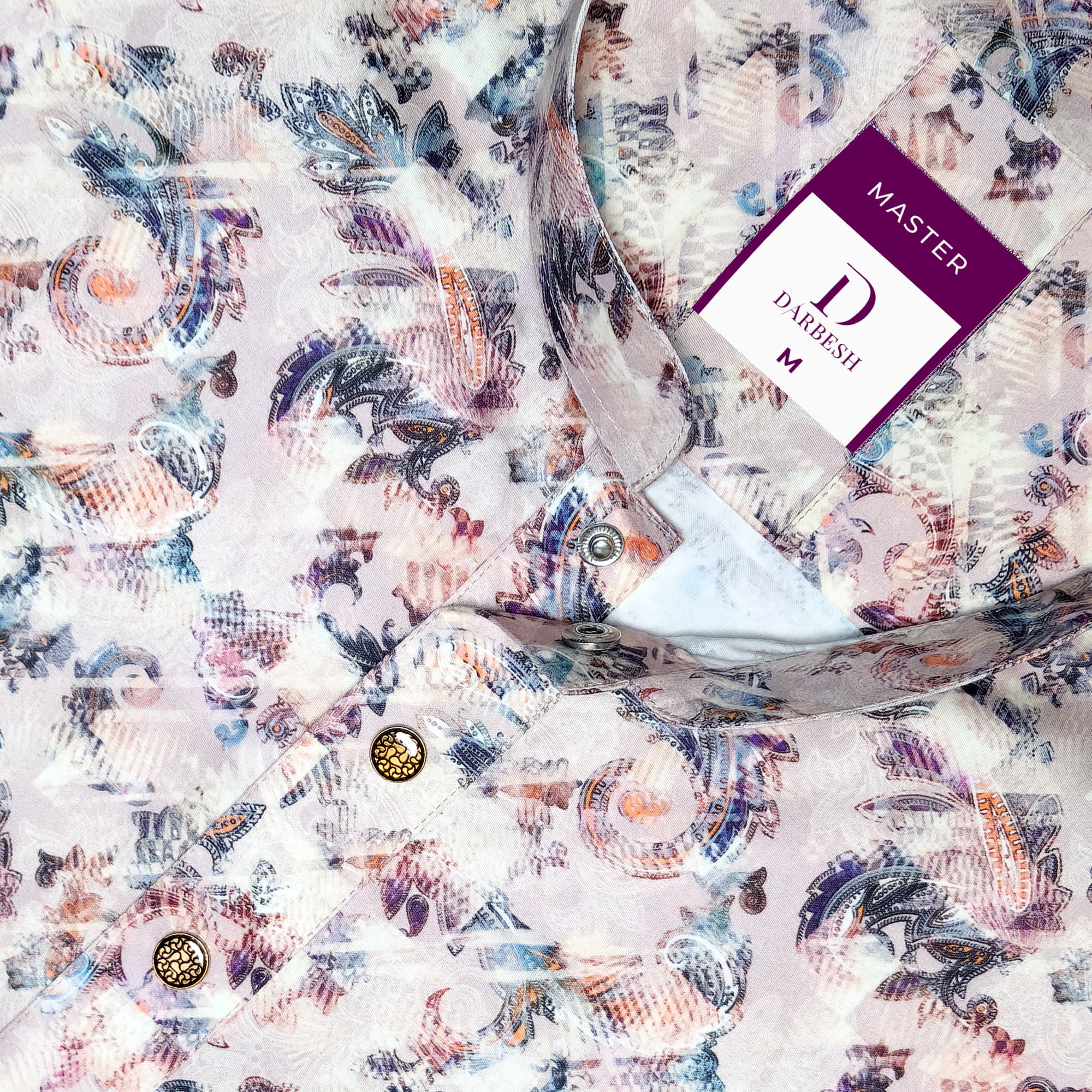 Master Crimson High Panjabi - View 4