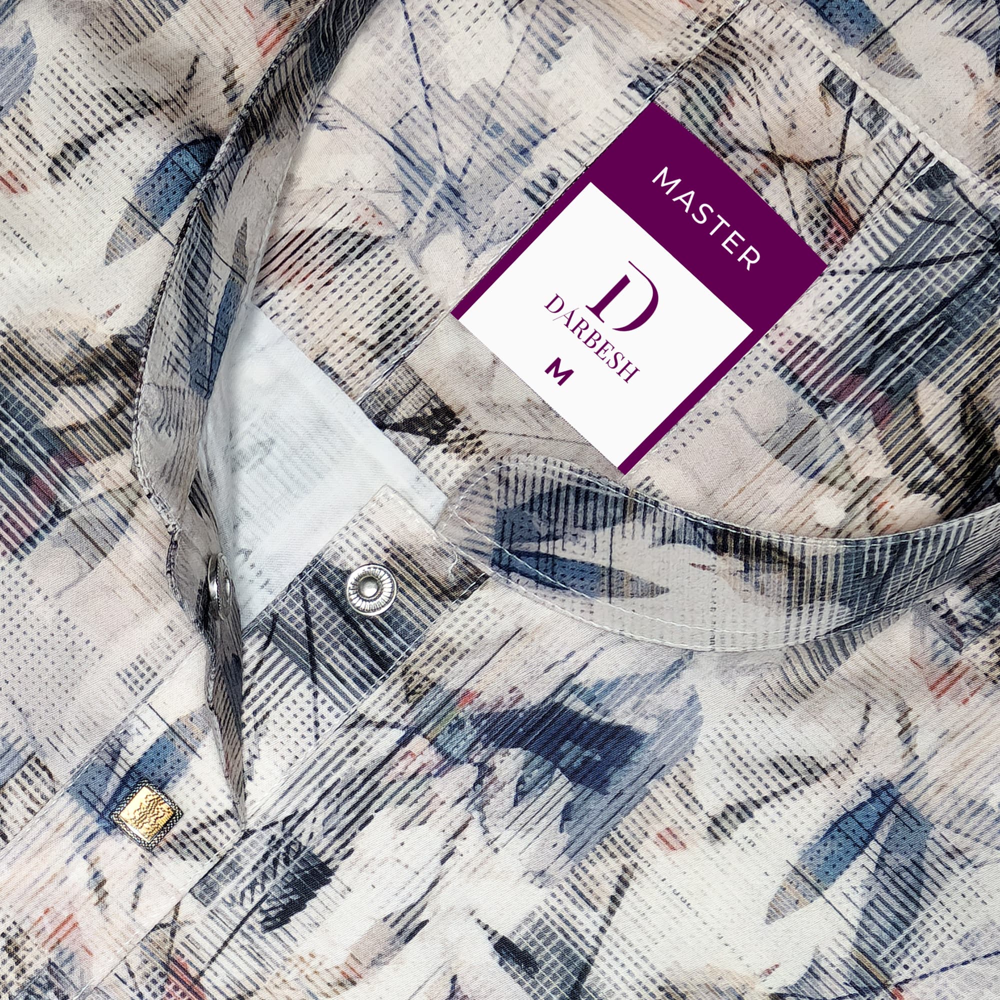 Master Dark Blue Panjabi - View 4